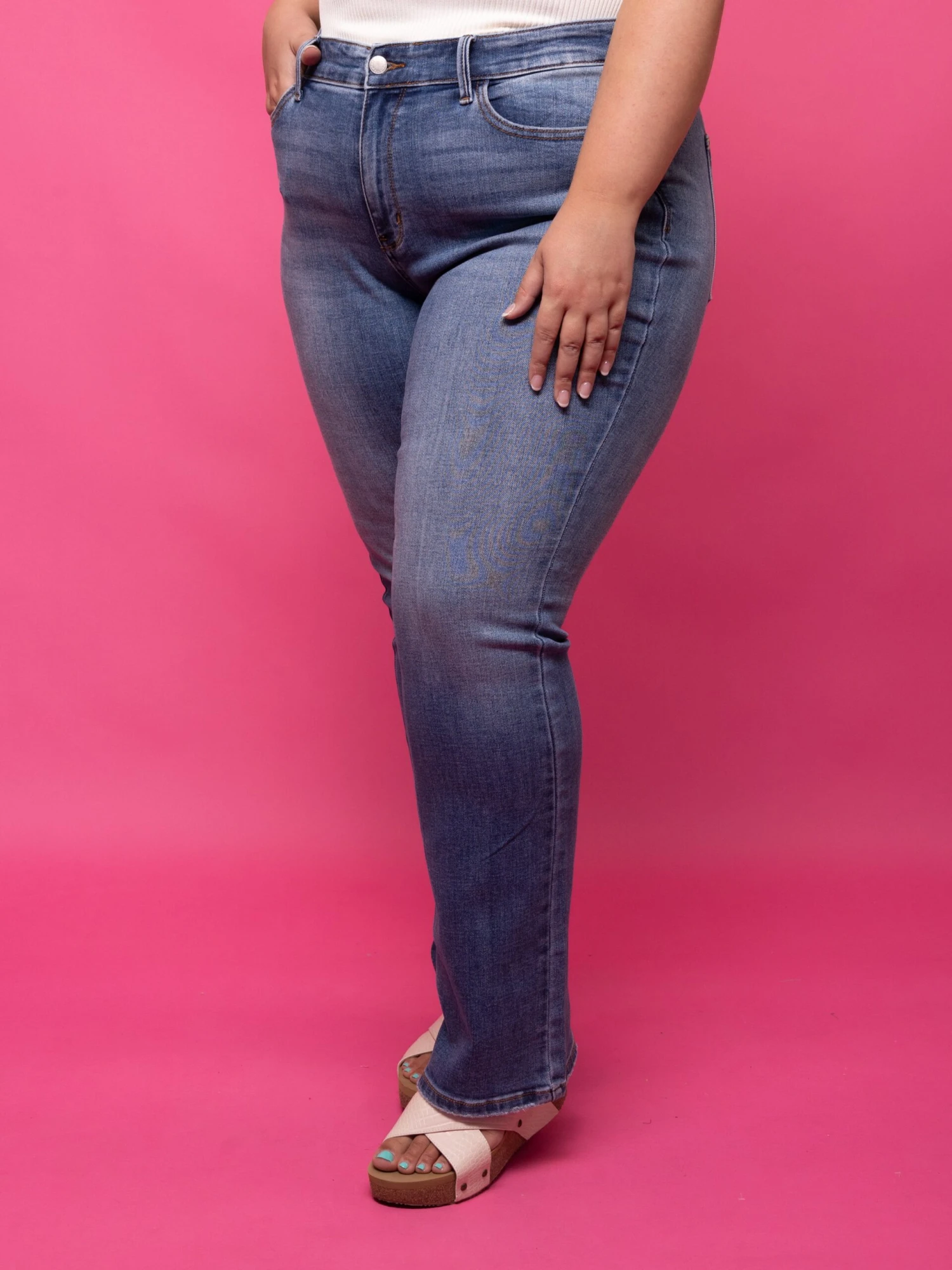 Judy Blue Mid-Rise Vintage Bootcut Jeans |0 - 24 6 Judy Blue Mid-Rise Vintage Bootcut Jeans |0 - 24 - Image 4