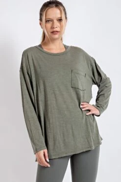 Mineral Washed Long Sleeve Top | S - 3XL Rae Mode -Be Cool Shop 2lyDvLnViUWX1suvZZuPD6g40nG5sykvBzVV8Y1g