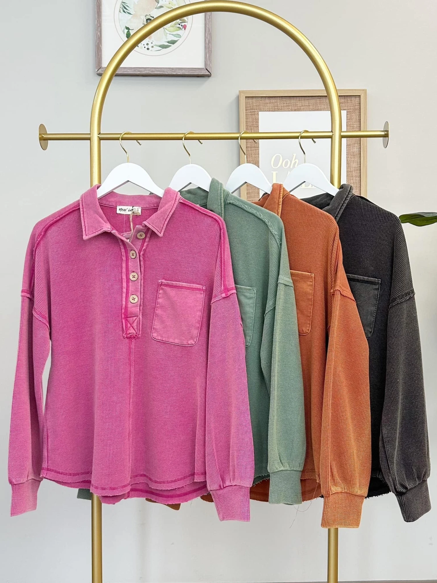 Button Down Henley Knit Top | S - 3XL 3 Button Down Henley Knit Top | S - 3XL