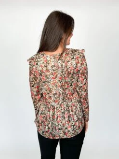 Ruffled Babydoll V Neck Long Sleeve Floral Print Blouse | S - XL -Be Cool Shop 3r62xBl3vtG1fOPC4SkMphc84ZI3ayjw0qvdGVxJ