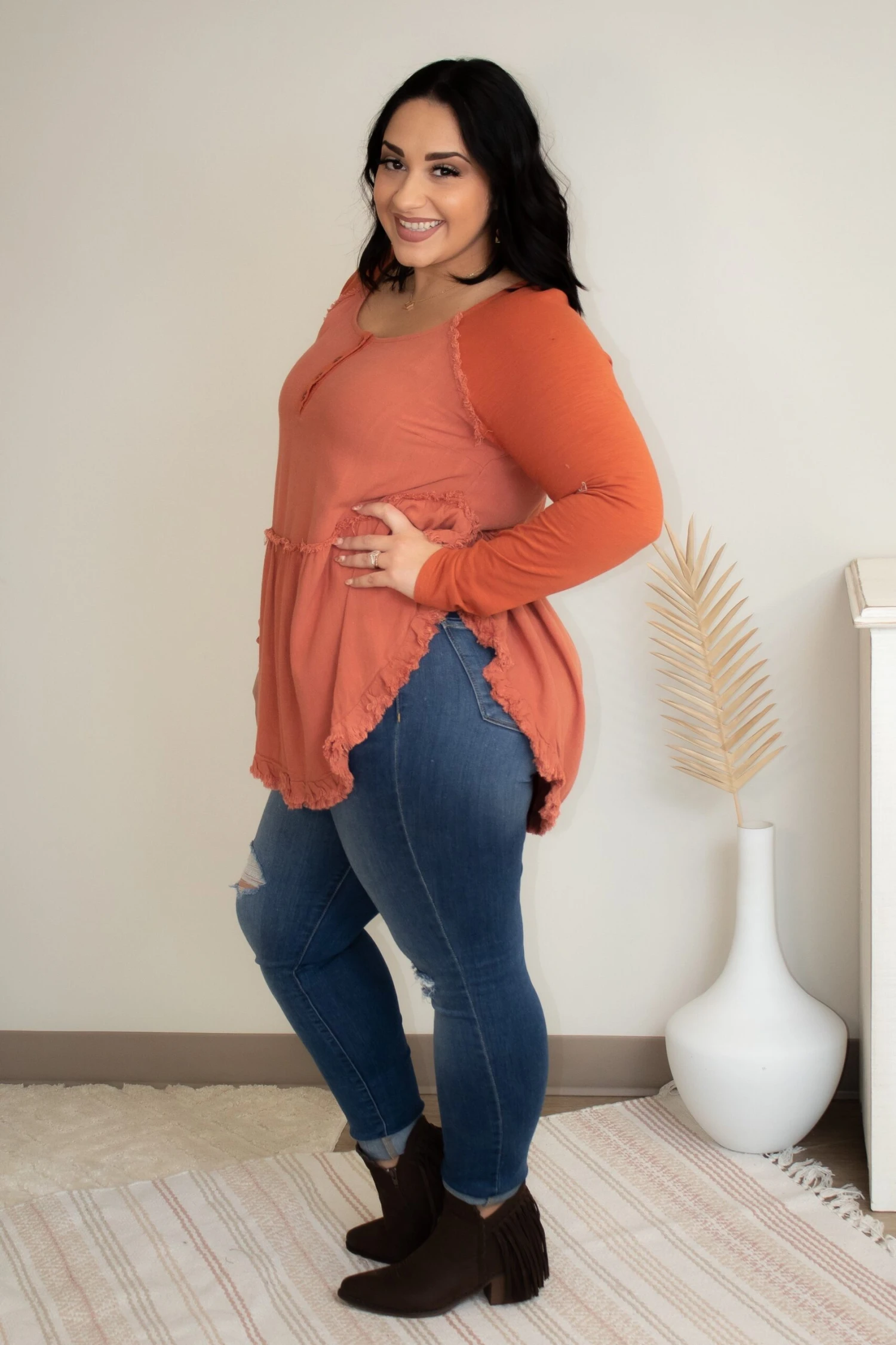 Falling Leaves & Pumpkin Patches Top *Final Sale* 4 Falling Leaves & Pumpkin Patches Top *Final Sale* - Image 2