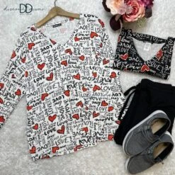 Love You Maybe Lounge Top | S-3XL *Final Sale*