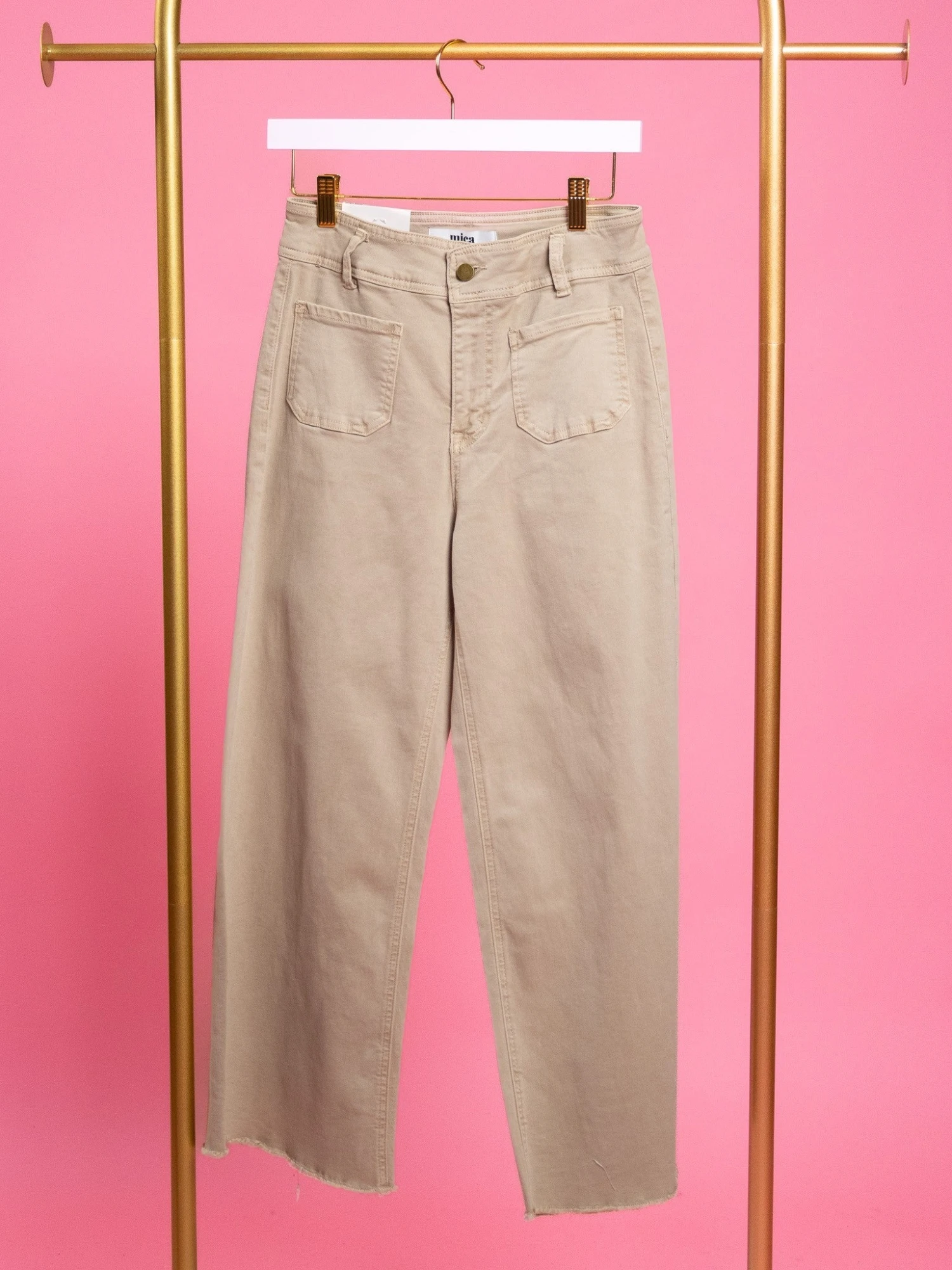 Mica Cropped Wide Leg Jeans W/ Front Pocket | 0 - 15 3 Mica Cropped Wide Leg Jeans W/ Front Pocket | 0 - 15