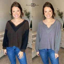 Noticing The Pattern Top *Final Sale*