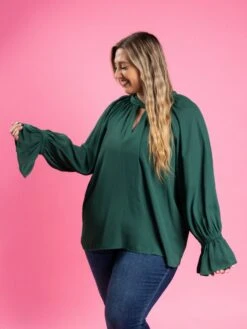 High Neck Knotted Collar Long Flounce Sleeve Blouse | S-3XL 8 High Neck Knotted Collar Long Flounce Sleeve Blouse | S-3XL -Be Cool Shop Dldq7PiehPd5OebnrxZt13eOLL48QYBDg98Ed6XJ