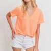 Short Sleeves V Neck Knit Top *Final Sale* -Be Cool Shop DxDXtCF7ZjW8kkprqmXTt3fg9kDQ7Q8XHUeYbtv0