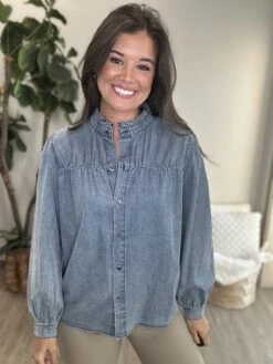 Embroidered Solid Top | S - 3X