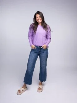 Lovervet Mid Rise Wide Leg Jeans W/ Distressed Hem | 0-22 9 Lovervet Mid Rise Wide Leg Jeans W/ Distressed Hem | 0-22 -Be Cool Shop H7TYeCHC0kKudvA9Mf01no7bdpOxrVi1rNrkwjUA