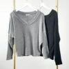 Long Sleeve Knit V-Neck Top | S - 3XL -Be Cool Shop HnJKCEmpwSWczhnQnmLdHJ8okGdxAtsWSDVzs7Nf