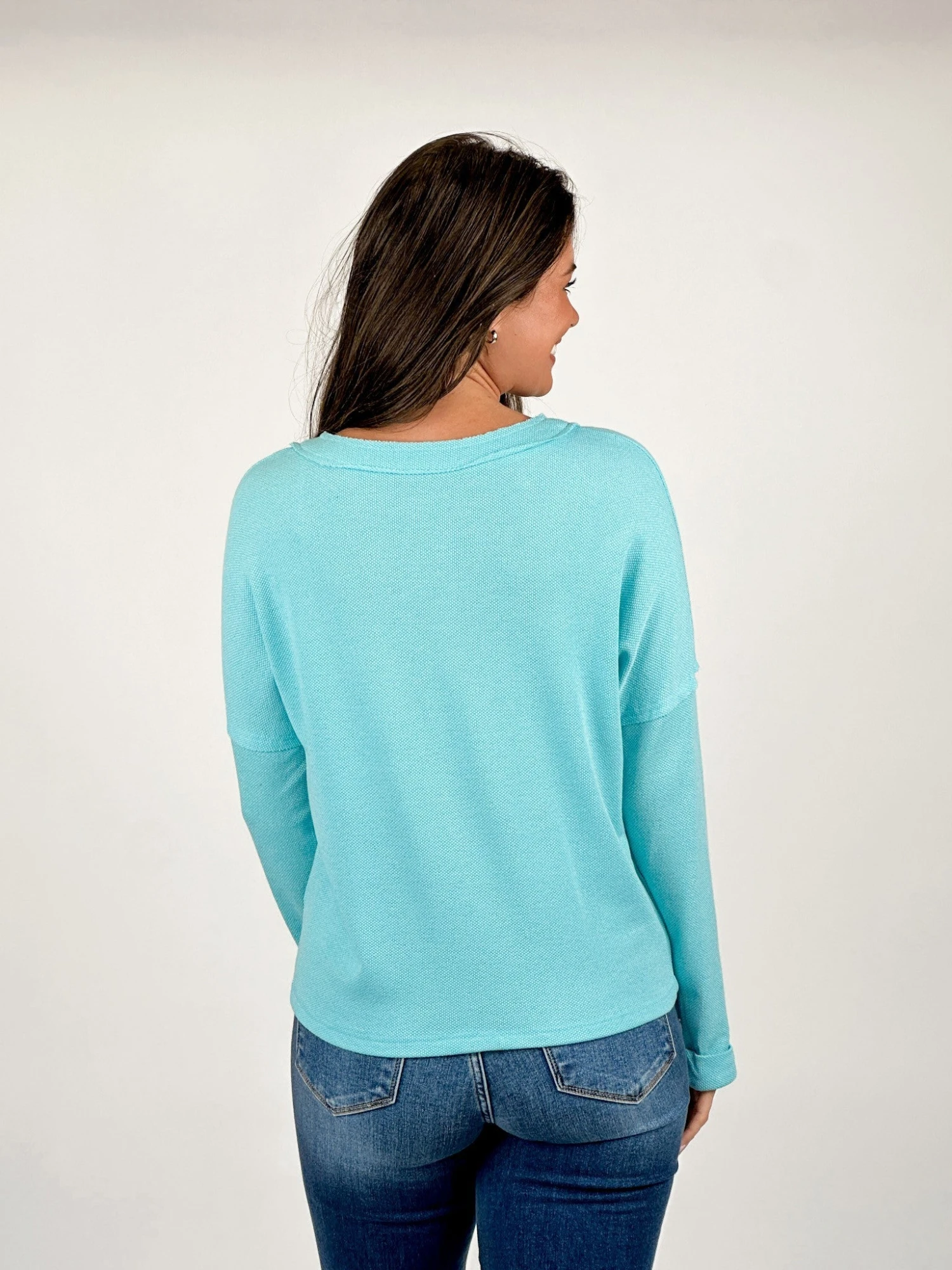 Buttoned Loose Fit Long Sleeve Round Neck Shirt | S - 2XL 9 Buttoned Loose Fit Long Sleeve Round Neck Shirt | S - 2XL - Image 7