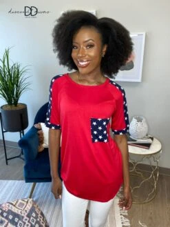 From Sea To Shining Sea Top *Final Sale*