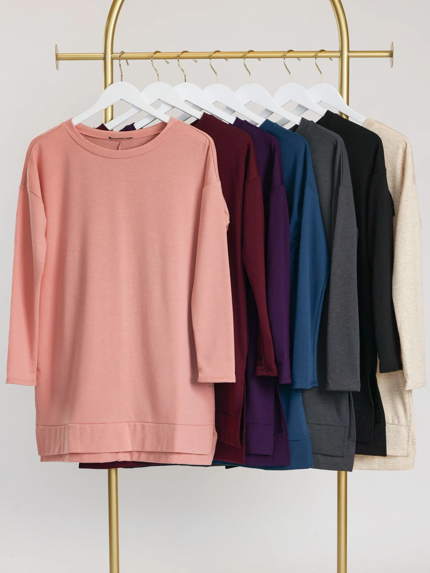 Long Sleeve Round Neck Tunic Top | S-XL 7 Long Sleeve Round Neck Tunic Top | S-XL - Image 5