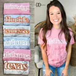 State Hippie Font Tees *Final Sale*