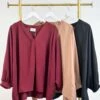V-Neck Long Sleeve Flowy Top | S/M - 2X/3X -Be Cool Shop Uv23AvY2ckiQ6YenVt6hJngJNuzM6KsWM5AQRAFy