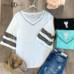 Summer Leopard Band Top *Final Sale*