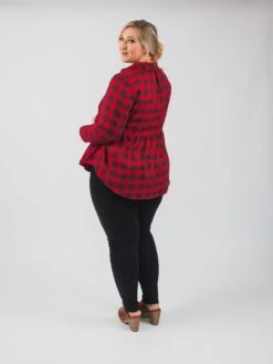 Collared Plaid Long Sleeve Babydoll Top W/ Pockets | S - L 8 Collared Plaid Long Sleeve Babydoll Top W/ Pockets | S - L -Be Cool Shop b9gx6FaHbkJ8oSW9Yc4dW0vAKSh7WQD16601DM6Y