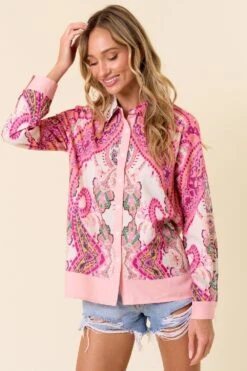 The Perfect Paisley Print Blouse | S - 3XL