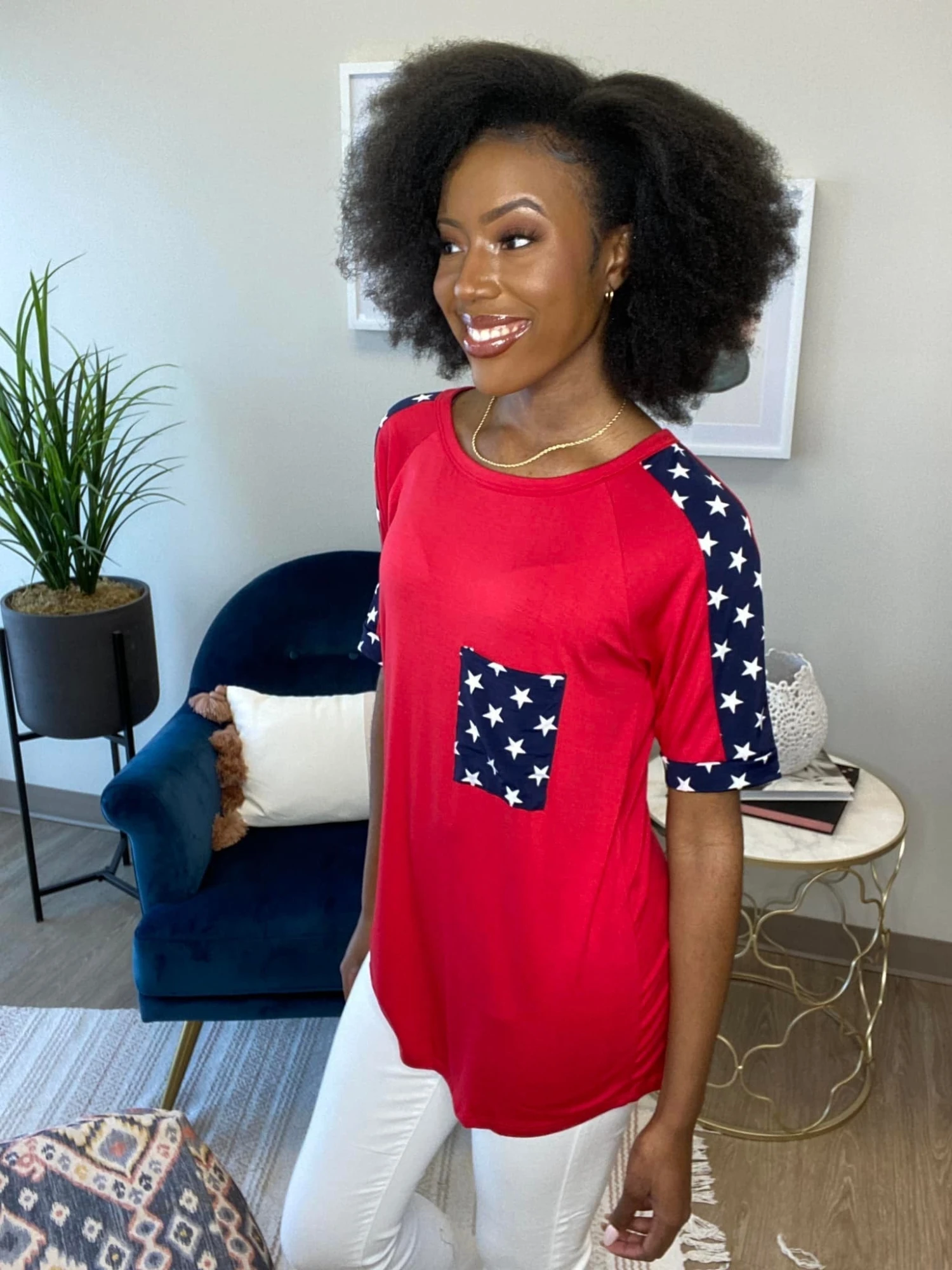 From Sea To Shining Sea Top *Final Sale* 4 From Sea To Shining Sea Top *Final Sale* - Image 2