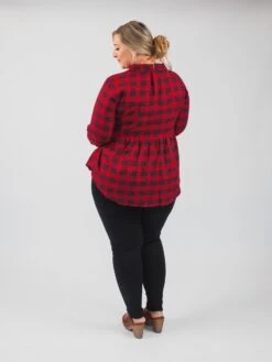 Collared Plaid Long Sleeve Babydoll Top W/ Pockets | S - L 9 Collared Plaid Long Sleeve Babydoll Top W/ Pockets | S - L -Be Cool Shop n7TZHKVMN9NyAUjDjjLyotir39ctN1BGexZZ4BgH