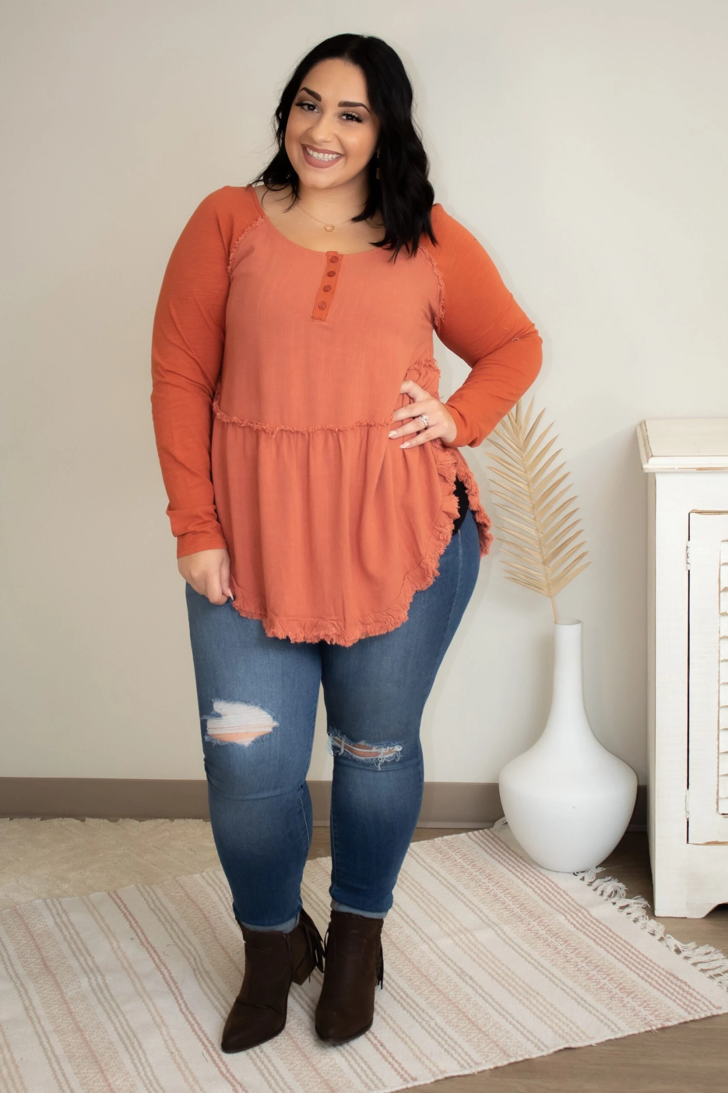 Falling Leaves & Pumpkin Patches Top *Final Sale* 5 Falling Leaves & Pumpkin Patches Top *Final Sale* - Image 3