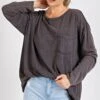 Mineral Washed Long Sleeve Top | S - 3XL Rae Mode -Be Cool Shop trAF5uIYuNjCjWG32iQMUVoCUGSvrjm3kgqRNRqV