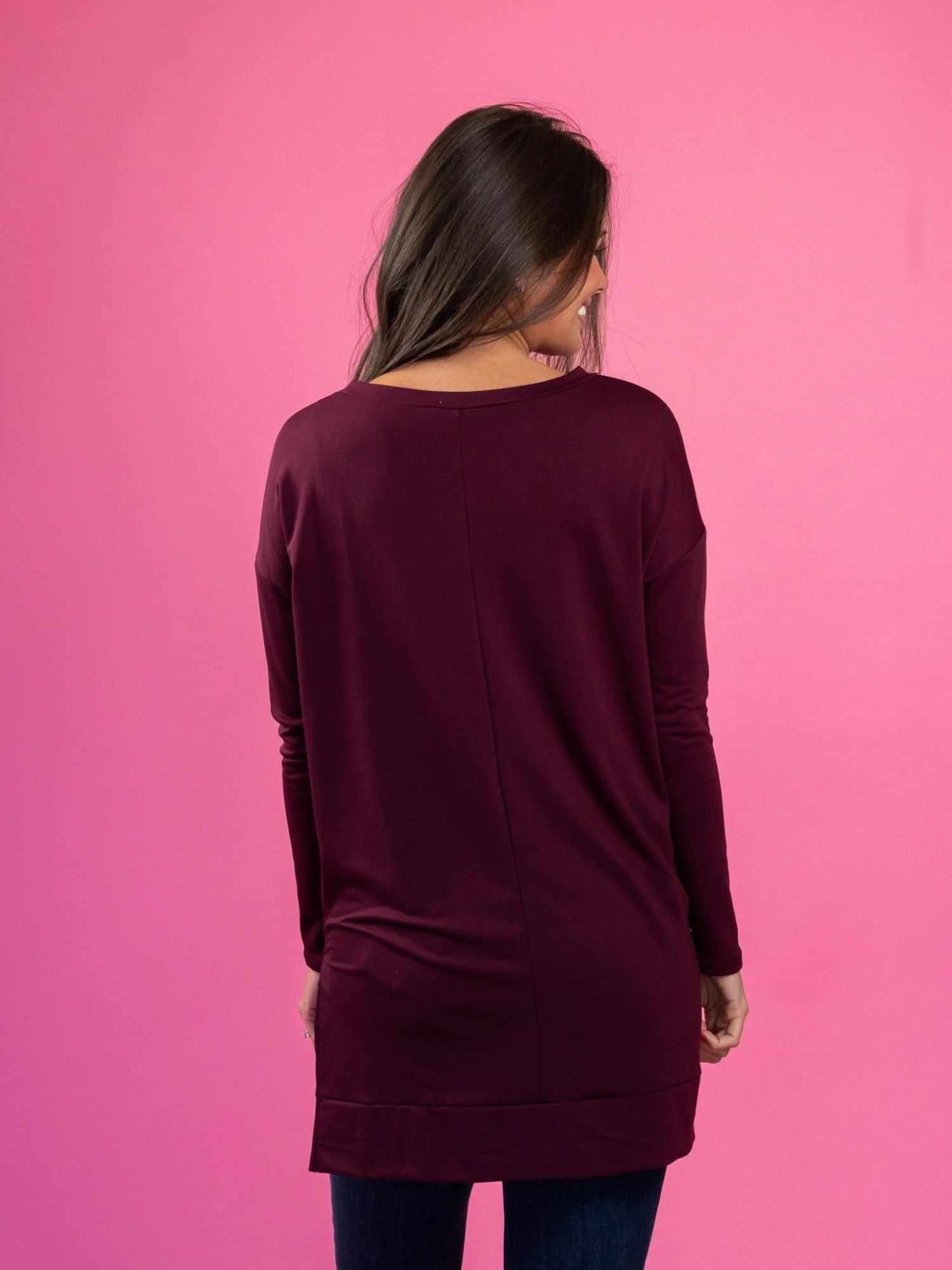 Long Sleeve Round Neck Tunic Top | S-XL 6 Long Sleeve Round Neck Tunic Top | S-XL - Image 4