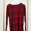 Plaid Long Sleeve Round Neck Top W/ Dolphin Hem | S-3X 1 Plaid Long Sleeve Round Neck Top W/ Dolphin Hem | S-3X -Be Cool Shop wwuUCuNdO7WN645sn6DKm9NWXgxEiRpeErNnvyWP