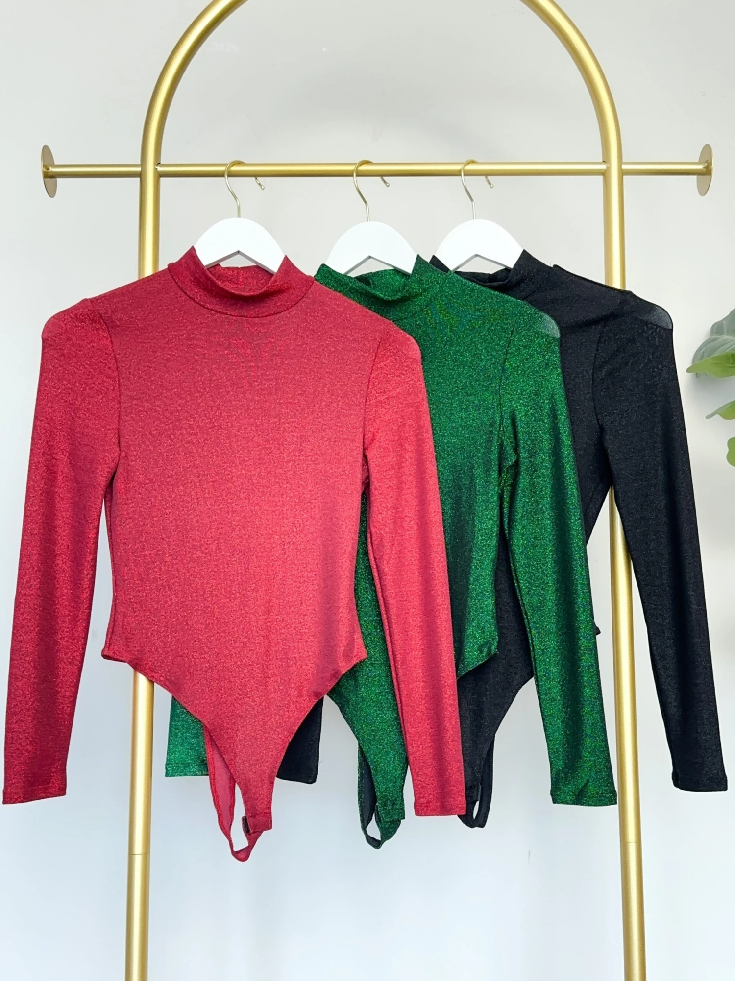 Mock Neck Long Sleeve Snap Bodysuit | S - L *Final Sale* 3 Mock Neck Long Sleeve Snap Bodysuit | S - L *Final Sale*