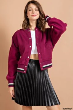 Drop Shoulder Bomber Jacket | S - 2XL