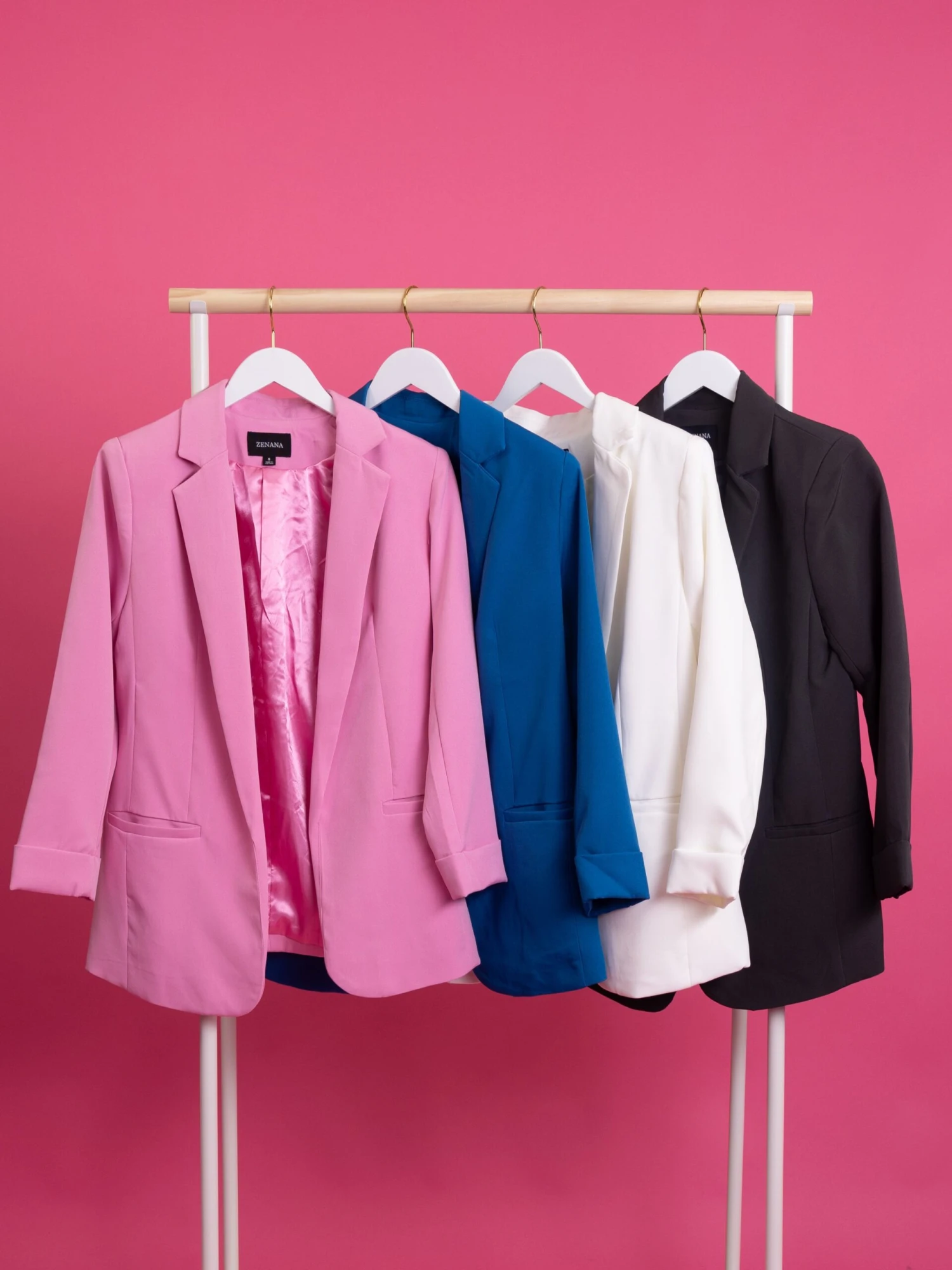 Zenana Classic Lined Blazer| S - XL 3 Zenana Classic Lined Blazer| S - XL