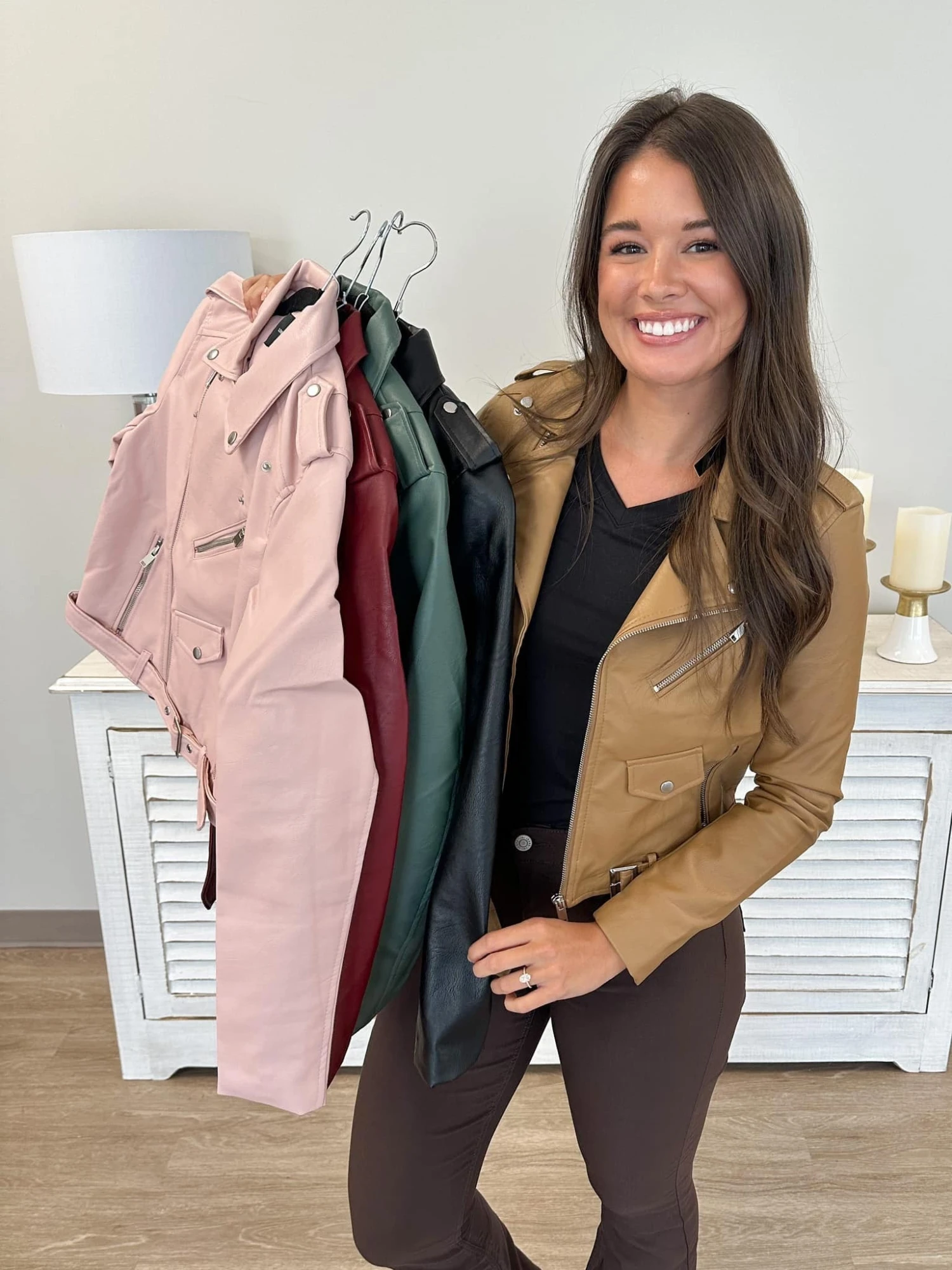 Faux Leather Moto Jacket | S-L 4 Faux Leather Moto Jacket | S-L - Image 2