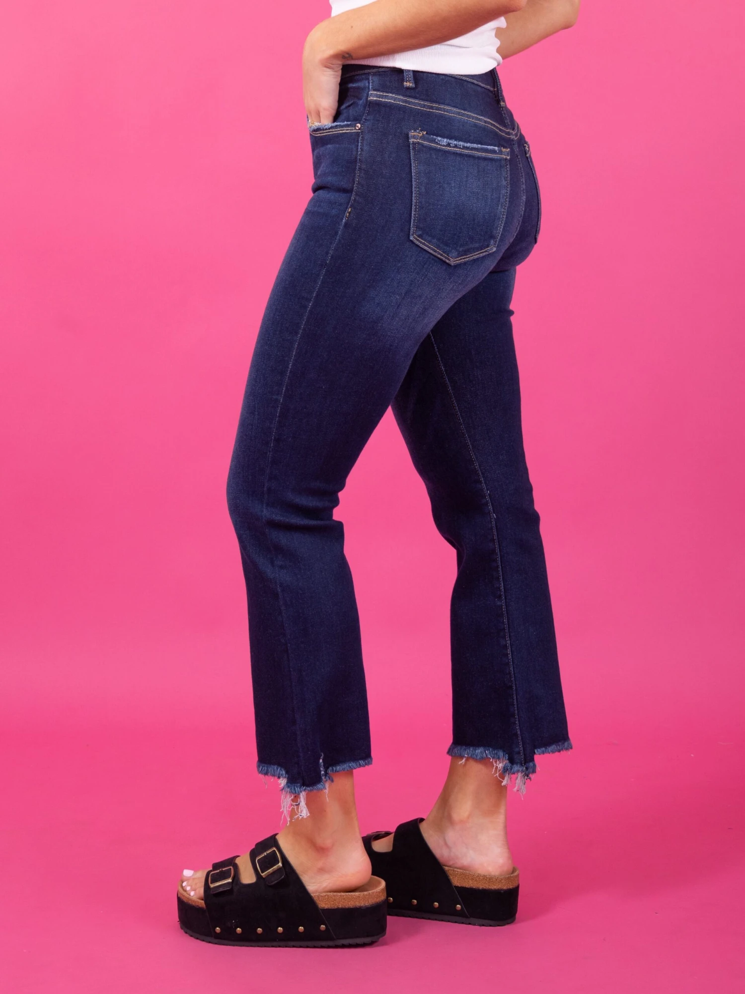 Risen High Rise Slim Straight Jeans | 0 - 3X 7 Risen High Rise Slim Straight Jeans | 0 - 3X - Image 5