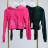 Zip Up Long Sleeve Velour Basic Hooded Jacket | S - L SET W/ Sku47906 -Be Cool Shop JVmDv2RBpmNTYvkPCZIBjs0eZOlQlr6Vu6FvO1aM