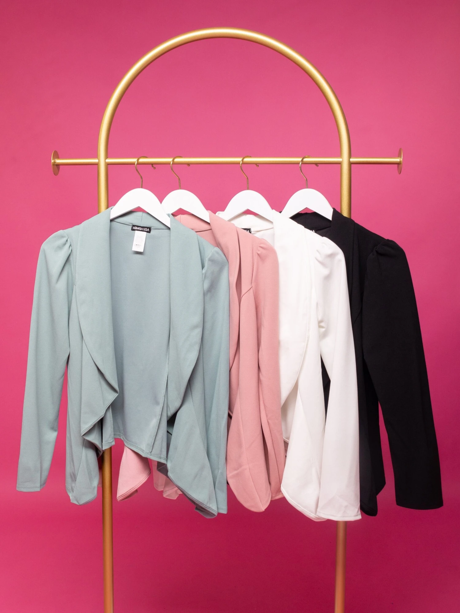 Solid Open Front Blazer | S - 3X 3 Solid Open Front Blazer | S - 3X