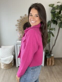 Snap Closure Button Up Jacket | S-L -Be Cool Shop Pe8fndVFaZF3JsZeIyGrPVkt8nnZAmvh2fZuID2c