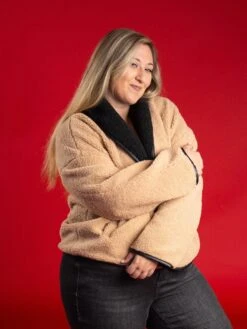 Contrast Button Down Sherpa Fleece Jacket | S - 3X -Be Cool Shop QgcFe68fmVW5vymPxrSdMhlrNJjZD781xUQyZBu8