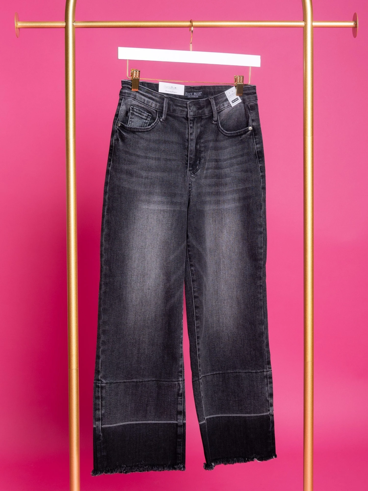 Judy Blue High Waist Wide Release Hem Crop Wide Leg Jean | 0 - 24 3 Judy Blue High Waist Wide Release Hem Crop Wide Leg Jean | 0 - 24