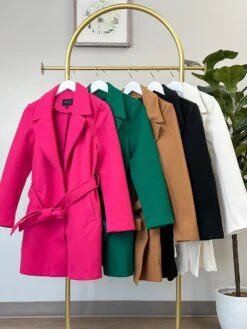 Lapel Collared Trench Coat | S-L