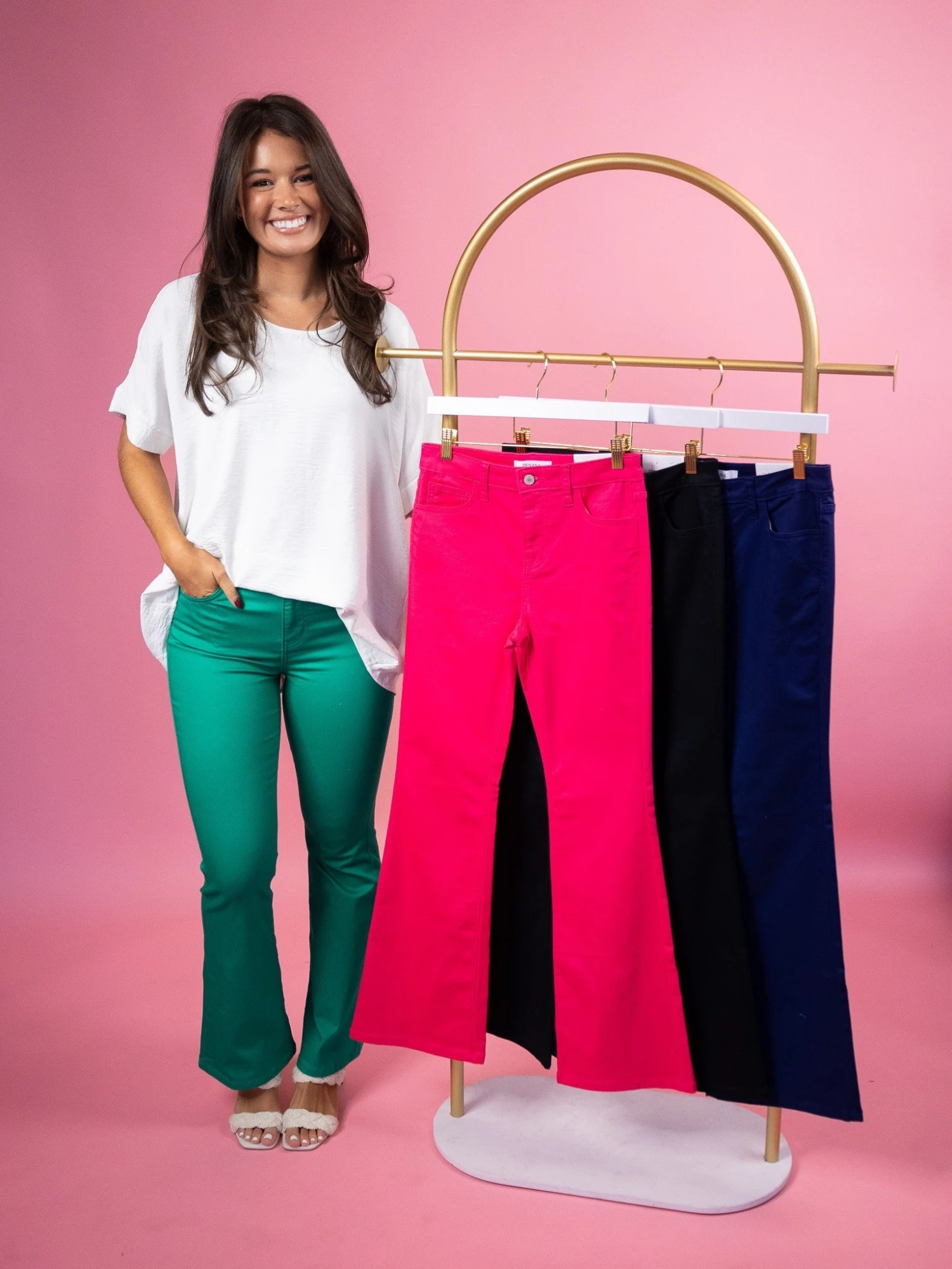 Zenana High-Rise Bootcut Color Jeans | S - 3X 3 Zenana High-Rise Bootcut Color Jeans | S - 3X