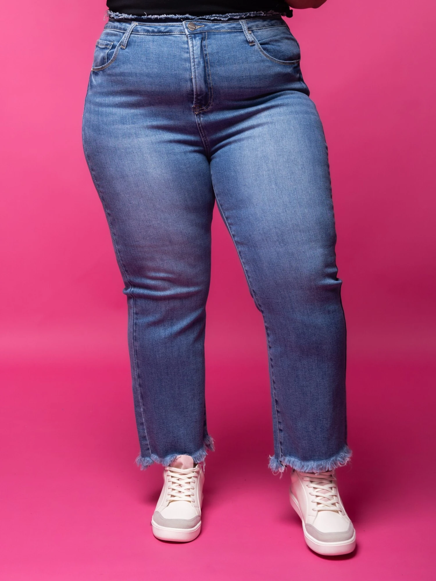 Risen Memorably Made Raw Hem Cropped Jeans | 0 - 3X 3 Risen Memorably Made Raw Hem Cropped Jeans | 0 - 3X