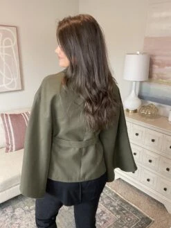 Tie Front Cape Blazer| S-L *Final Sale* -Be Cool Shop Ynb5B2CK9L0p3X5jukIX45jnz7qwZmq593tSIjvr