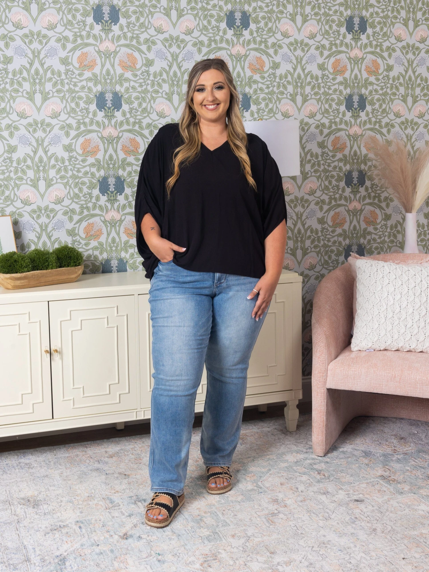 Judy Blue Tummy Control Wash Straight Leg Jeans | 0-24 3 Judy Blue Tummy Control Wash Straight Leg Jeans | 0-24