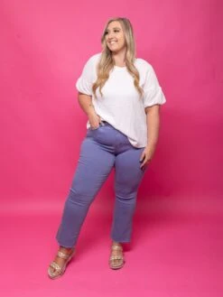 Vervet High Rise Stretch Straight Jeans | 1 - 22