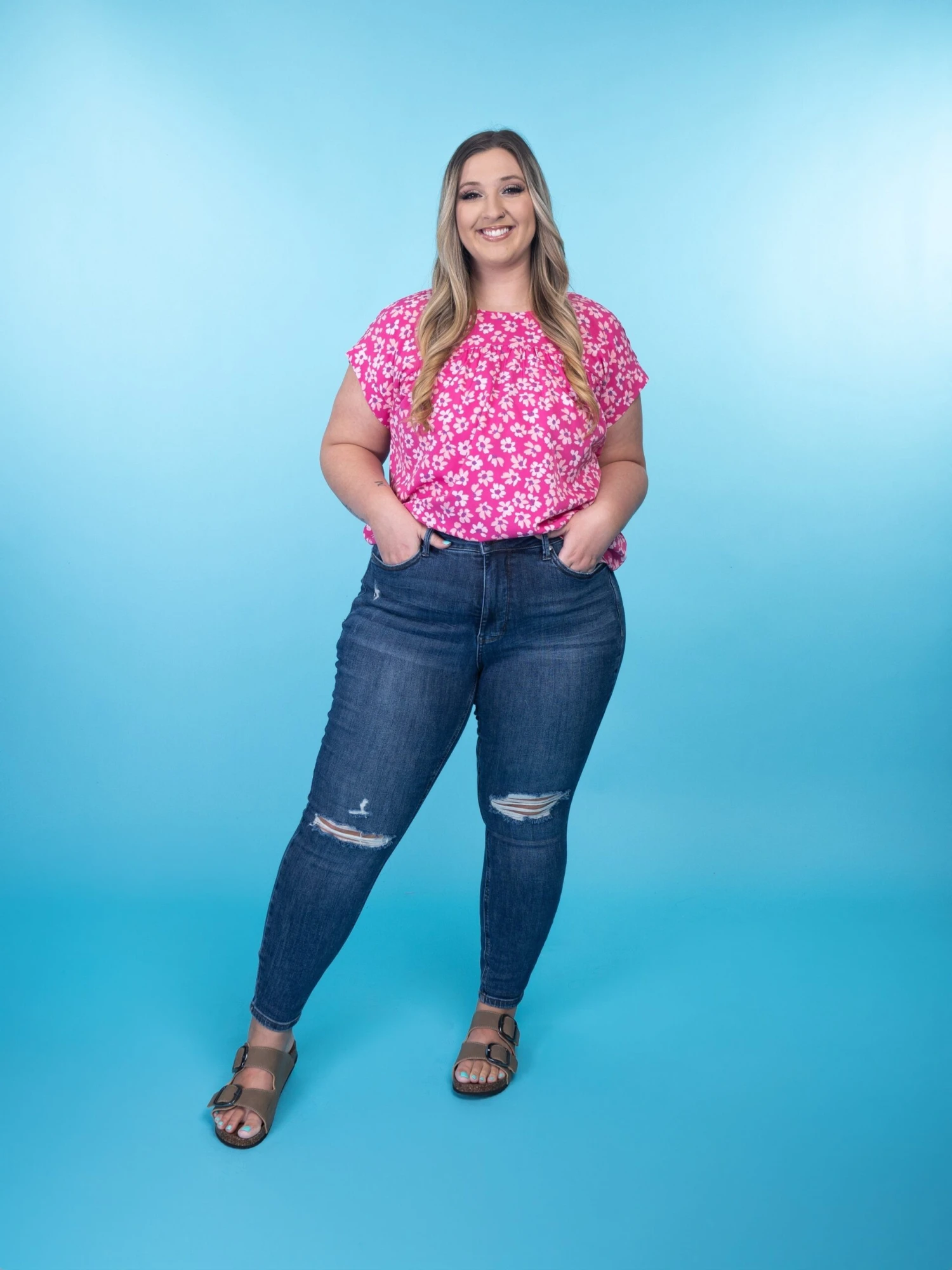 Judy Blue Mid Rise Tummy Control Destroy Skinny Jeans | 0-24 8 Judy Blue Mid Rise Tummy Control Destroy Skinny Jeans | 0-24 - Image 6