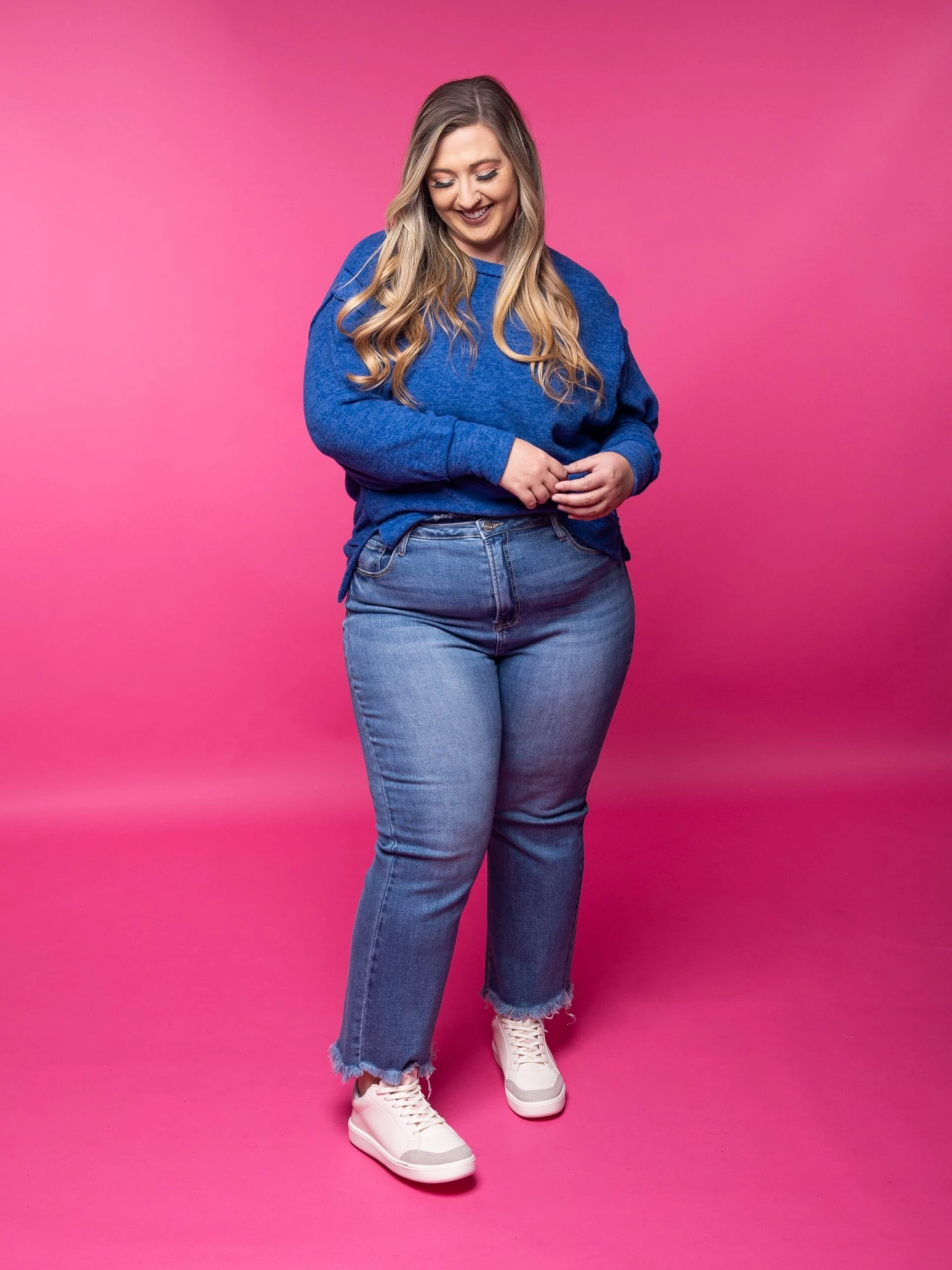 Risen Memorably Made Raw Hem Cropped Jeans | 0 - 3X 5 Risen Memorably Made Raw Hem Cropped Jeans | 0 - 3X - Image 3